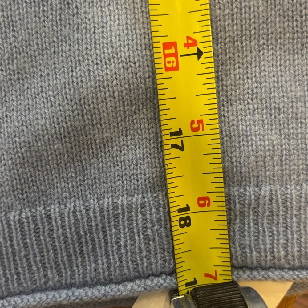 JOIE Short Sleeve Wool and Cashmere Blend Sweater In Light Blue‎